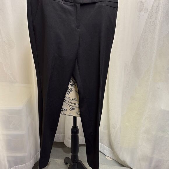 Worthington Black Trousers with Classic Fit and Creased Design - Picture 1 of 6
